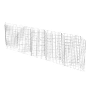 vidaXL Cesto gabi&atilde;o a&ccedil;o galvanizado 300x30x100 cm