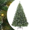 vidaXL &Aacute;rvore de Natal Artificial com 300 LEDs Verde 210 cm PE e PVC
