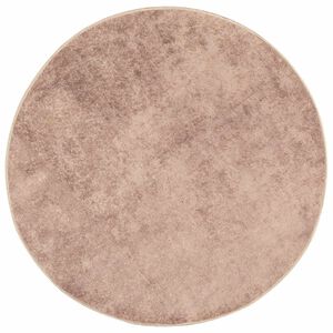 vidaXL Passadeira MARSA Areia 120 x 120 cm Poli&eacute;ster e PVC