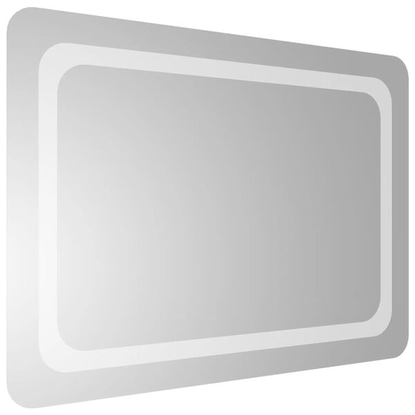 vidaXL Espelho de casa de banho com luzes LED 50x70 cm