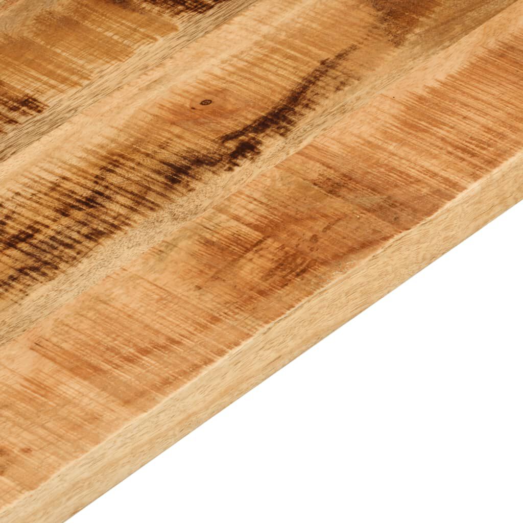 vidaXL Tampo de mesa retangular 160x30x2,5 cm mangueira áspera maciça