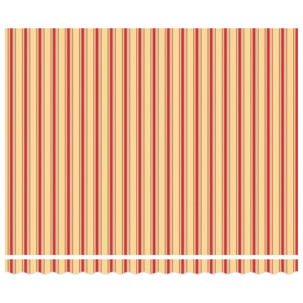 vidaXL Toldo Retr&aacute;til Manual Multicolor 400 &times; 300 cm Poli&eacute;ster e Metal