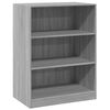vidaXL Roupeiro 77x48x102 cm derivados de madeira cinzento sonoma