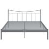 vidaXL Estrutura de cama metal 160x200 cm cinzento