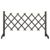 vidaXL Veda&ccedil;&atilde;o em treli&ccedil;a para jardim 120x60 cm abeto maci&ccedil;o cinzento