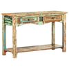 vidaXL Mesa consola 120x40x75 cm madeira recuperada maci&ccedil;a