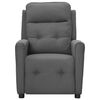 vidaXL Poltrona elevat&oacute;ria de massagens tecido cinzento-claro