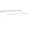 vidaXL Toldo Retr&aacute;til Creme 300 x 200 cm Poli&eacute;ster e Alum&iacute;nio