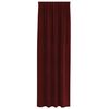 vidaXL Cortinas opacas 2 pcs Vinho Vermelho 140 x 225 cm Veludo