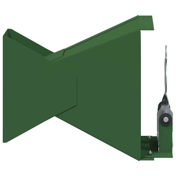 vidaXL Apanha-chumbos Verde 14 x 14 x 19 cm Aço