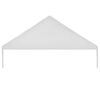 vidaXL Teto para tenda de festas 5 x 10 m branco