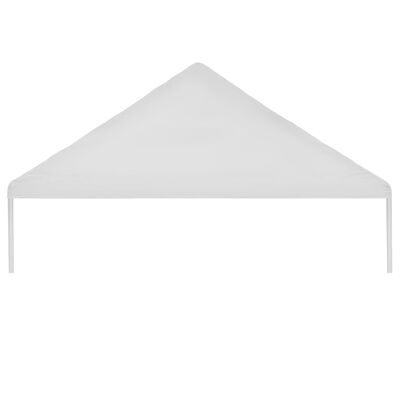 vidaXL Teto para tenda de festas 5 x 10 m branco