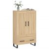 vidaXL Arm&aacute;rio alto derivados de madeira 69,5x31x115cm carvalho sonoma