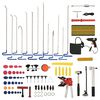vidaXL 80 pcs conjunto ferramentas repara&ccedil;&atilde;o de mossas sem repintura