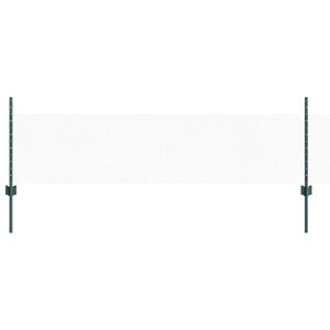 vidaXL Cerca Hexagonal com Poste 10 x 0,5 m A&ccedil;o Revestido de PVC Verde
