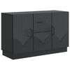 vidaXL Buffet com gaveta Preto 89 x 34,5 x 57 cm Derivados de Madeira