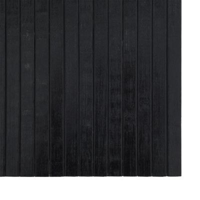 vidaXL Tapete retangular 70x100 cm bambu preto