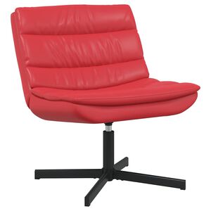 vidaXL Cadeira girat&oacute;ria Vermelho 63 x 75 x 76 cm Couro Sint&eacute;tico