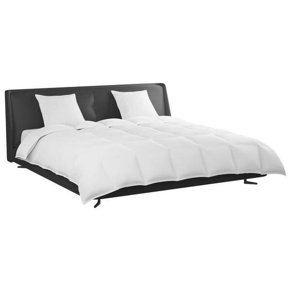 vidaXL Conjunto de Edredom com travesseiro 3 pcs Branco Pena de ganso