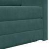 vidaXL Sof&aacute;-Cama 110cm Verde Escuro Veludo