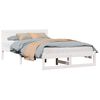 vidaXL Estrutura da Cama com cabeceira Branco 140 x 190 cm