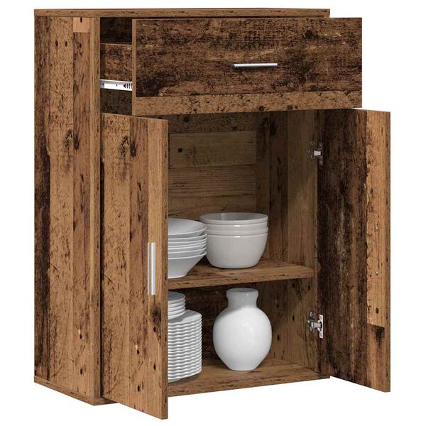 vidaXL Buffet Madeira antiga 60 x 30 x 84 cm Madeira processada