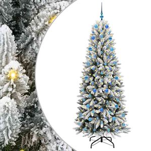 vidaXL &Aacute;rvore de Natal Artificial Branco 210 cm