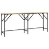 vidaXL Mesa consola 180x29x75 cm derivados de madeira carvalho sonoma