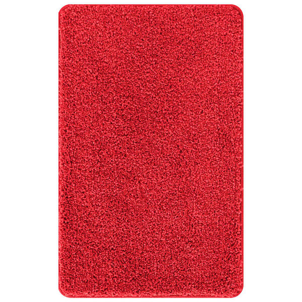 vidaXL Tapete de Banho Antiderrapante Vermelho 60 x 90 cm PP