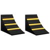 vidaXL Cal&ccedil;os para rodas 2 pcs 29x16x19 cm borracha