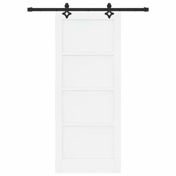 vidaXL Porta Deslizante ORKDAL Branco 83 x 202 cm