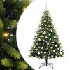 vidaXL &Aacute;rvore de Natal Artificial Articulada 300 LEDs Verde 180 cm