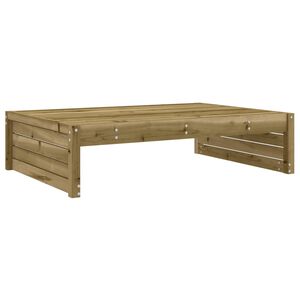 vidaXL Apoio de p&eacute;s para jardim 120x80 cm pinho impregnado