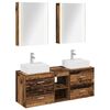 vidaXL Conjunto de M&oacute;veis para Banheiro 5 pcs Madeira antiga
