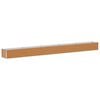 vidaXL Canteiro de jardim elevado Marrom Claro 485 x 50 x 36 cm
