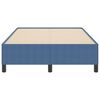 vidaXL Cama Box Azul 120 x 190 cm Tecido de Veludo Cotele