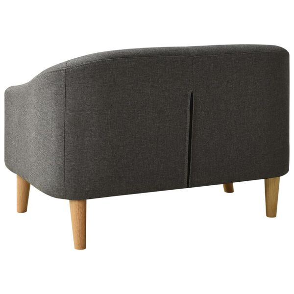 vidaXL Sof&aacute; infantil tecido cinzento