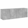 vidaXL M&oacute;veis de parede para TV 2 pcs 60x30x41 cm cinzento cimento