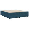 vidaXL Estrutura de cama 180x200 cm veludo azul