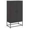 vidaXL Aparador alto 68,5x38,5x123,5 cm a&ccedil;o preto