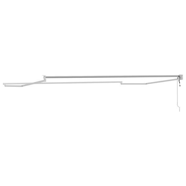 vidaXL Estrutura do Toldos Retr&aacute;teis El&eacute;tricos Branco 4 x 2 m Alum&iacute;nio