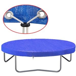 vidaXL Cobertura para trampolim PE 360-367 cm 90 g/m&sup2;
