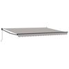 vidaXL Toldo retr&aacute;til Cinzento-claro 450 x 300 x 165 cm