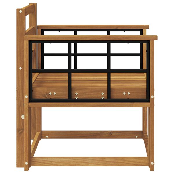 vidaXL Sof&aacute; exterior Madeira S&oacute;lida de Ac&aacute;cia Natural