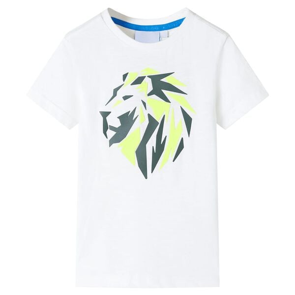 T-shirt infantil cor cru 116