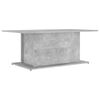 vidaXL Mesa de centro 102x55,5x40 cm contraplacado cinzento cimento