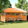 vidaXL Tenda de Festa Laranja 292 x 580 x 315 cm Tecido Oxford