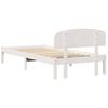 vidaXL Estrutura da Cama Branco 90 x 200 cm Madeira de Pinheiro S&oacute;lida