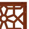 vidaXL Decora&ccedil;&atilde;o p/ muro de jardim 55x55 cm a&ccedil;o corten design &aacute;rabe