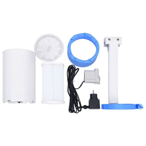 vidaXL Combina&ccedil;&atilde;o skimmer e bomba suspensa c/ adaptador 16 cm pl&aacute;stico